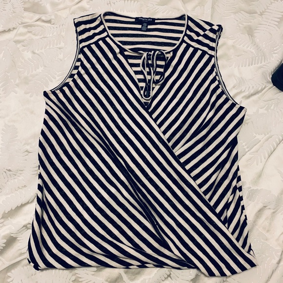 Kennith Cole Sleeveless Wrap Top - Picture 2 of 4
